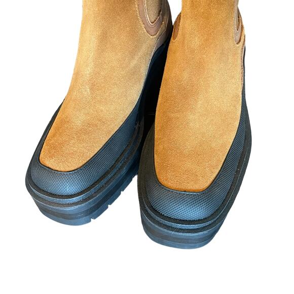 Sam Edelman Womens Lulia Chelsea Boot 8 Camel/New Whiskey - Picture 7 of 11